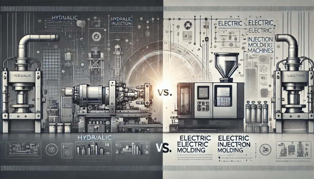 Comparison of Hydraulic Injection Molding Machines Vs. Electric Injection Machine